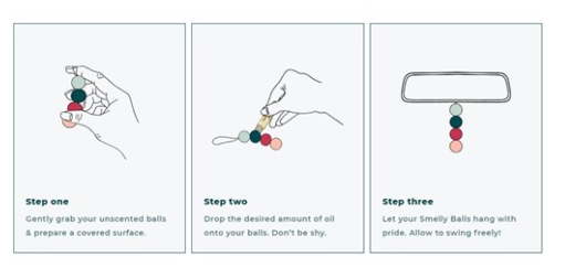 Smelly Balls Car Air Freshener - Sunseeker Set